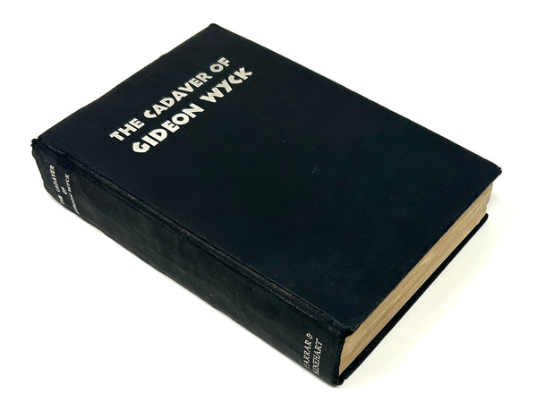 The Cadaver of Gideon Wyck, Alexander Laing. First Edition.