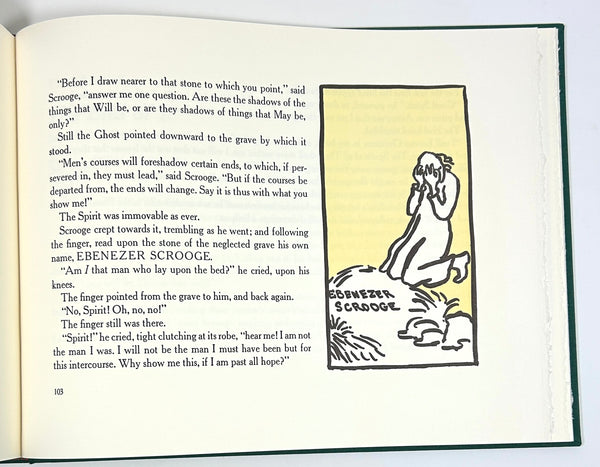 A Christmas Carol, Charles Dickens. Arion Press Limited Edition, Signed by Ida Applebroog.