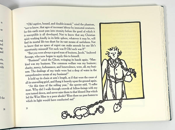A Christmas Carol, Charles Dickens. Arion Press Limited Edition, Signed by Ida Applebroog.