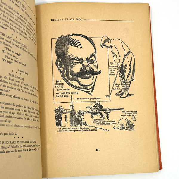 Ripley's Big Book: Believe It or Not. Signed and Inscribed Early Edition.