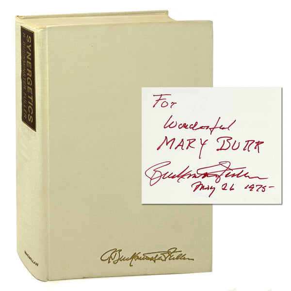 Synergetics, R. Buckminster Fuller. Signed & Inscribed First Edition.