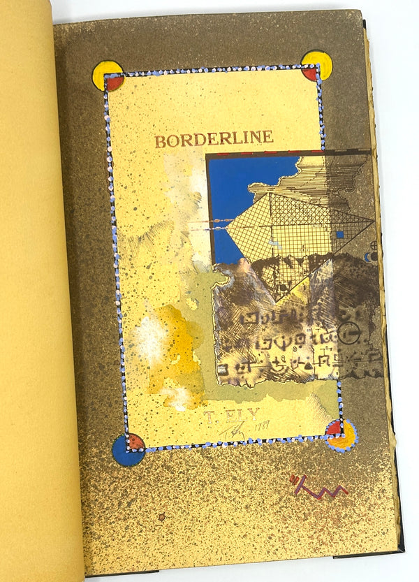 Borderline, Timothy Ely. Signed Artist's Book. One-of-a-Kind Artist's Book.
