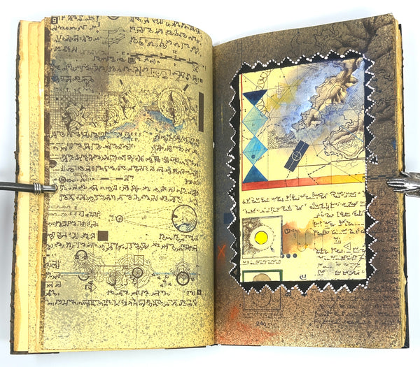 Borderline, Timothy Ely. Signed Artist's Book. One-of-a-Kind Artist's Book.