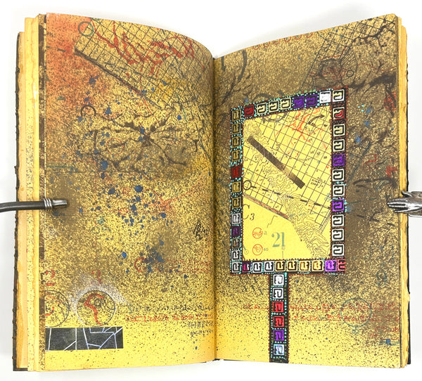 Borderline, Timothy Ely. Signed Artist's Book. One-of-a-Kind Artist's Book.