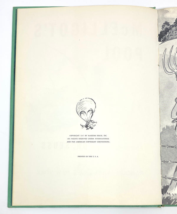 McElligot's Pool, Dr. Seuss. Early Printing.