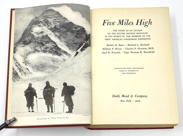 Five Miles High, Robert Bate et al. First Edition.