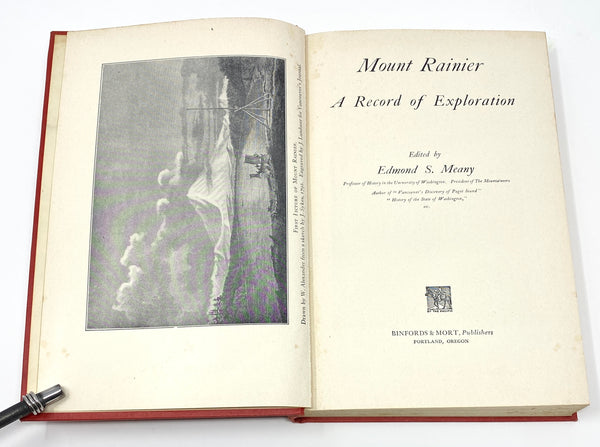 Mount Rainier, Edmond S. Meany. 1950s Reissue.