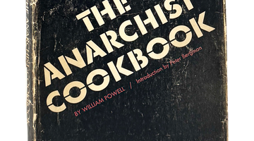 First edition hardcover of The Anarchist Cookbook by William Powell in dust jacket