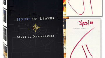 Signed first edition copy of House of Leaves by Mark Z. Danielewski