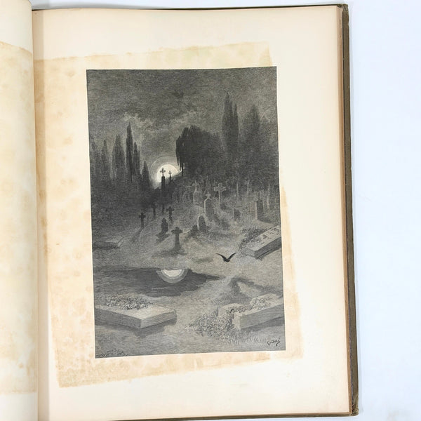 The Raven, Edgar Allan Poe. Illustrated by Gustav Doré. First Edition.