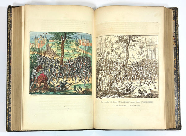 John Froissart and Monstrelet Chronicles. First Thus, Hand-Colored Plates. Hafod Press.