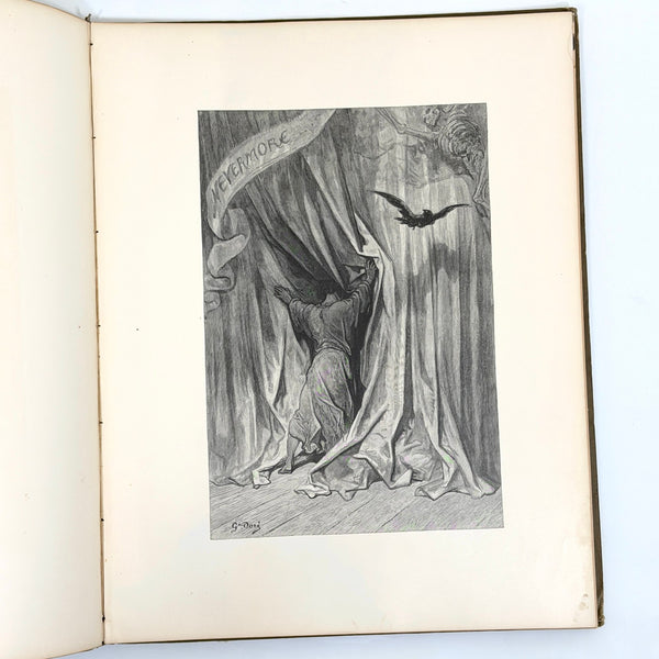 The Raven, Edgar Allan Poe. Illustrated by Gustav Doré. First Edition.