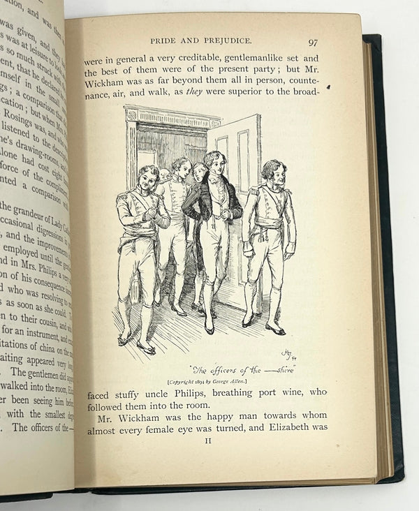 Pride and Prejudice, Jane Austen. The Peacock Edition ~ First Edition Thus.