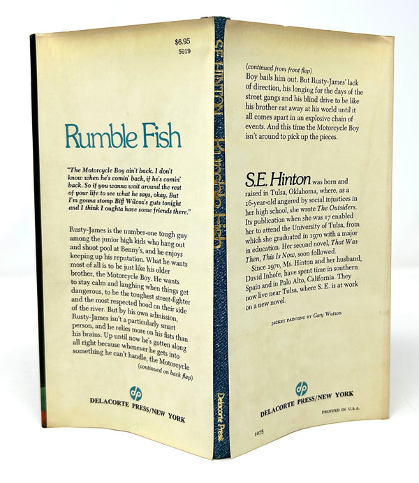 Rumble Fish, S.E. Hinton. First Edition.