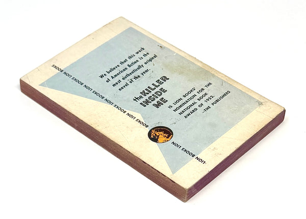 The Killer Inside Me, Jim Thompson. First Edition.