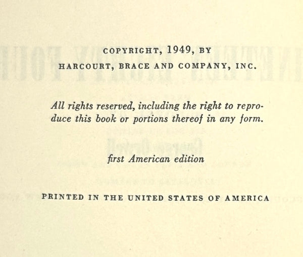 Nineteen Eighty-Four, George Orwell. Advance Review Copy.