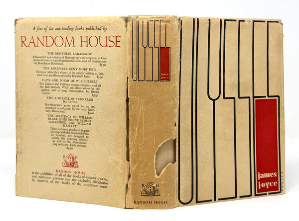 Ulysses, James Joyce. First US Edition, 1st State w/ Rare Promo Insert.