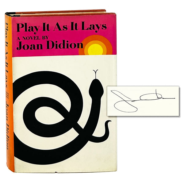 Play It As It Lays, Joan Didion. Signed First Edition.