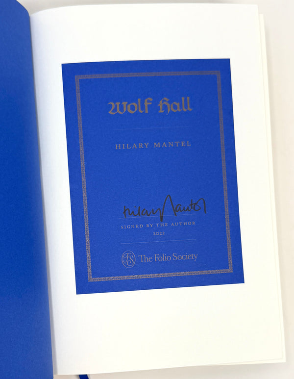 Wolf Hall, Hilary Mantel. Signed Limited Edition ~ Folio Society