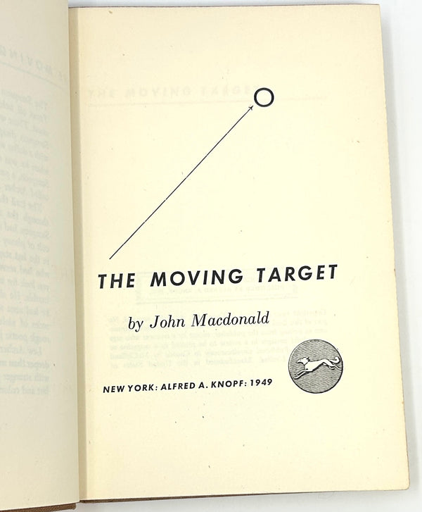 The Moving Target, John Macdonald. First Edition.
