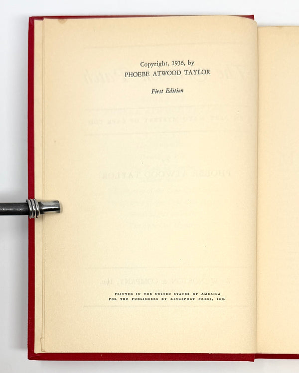 The Crimson Patch, Phoebe Atwood Taylor. First Edition.
