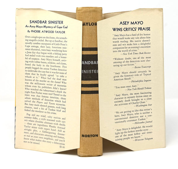 Sandbar Sinister, Phoebe Atwood Taylor. First Edition.