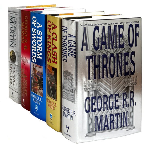 A Song of Ice and Fire (A Game of Thrones), George R.R. Martin. First Edition Set.