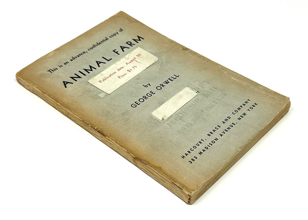 Animal Farm, George Orwell. Advance Review Copy.