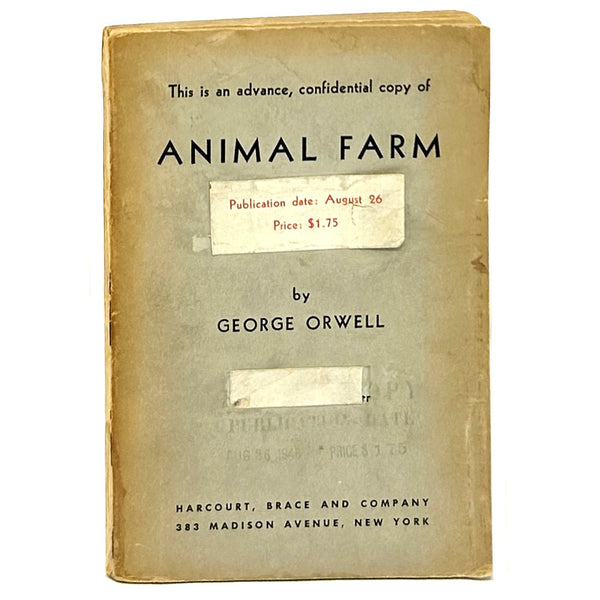 Animal Farm, George Orwell. Advance Review Copy.