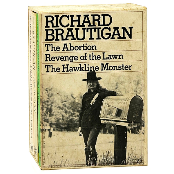 Richard Brautigan Boxed Set - The Abortion, Revenge of the Lawn & The Hawkline Monster