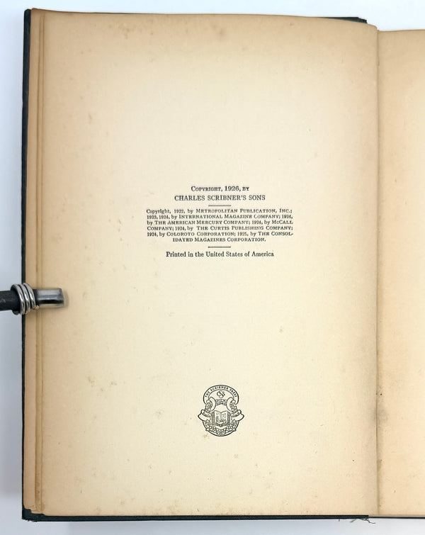 All the Sad Young Men, F. Scott Fitzgerald. First Edition.