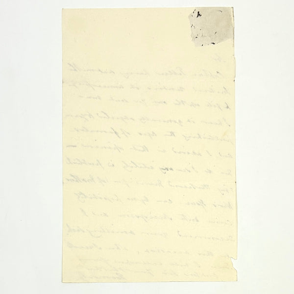 Admiral Edward Pellew (Viscount Exmouth) Autograph Letter Signed