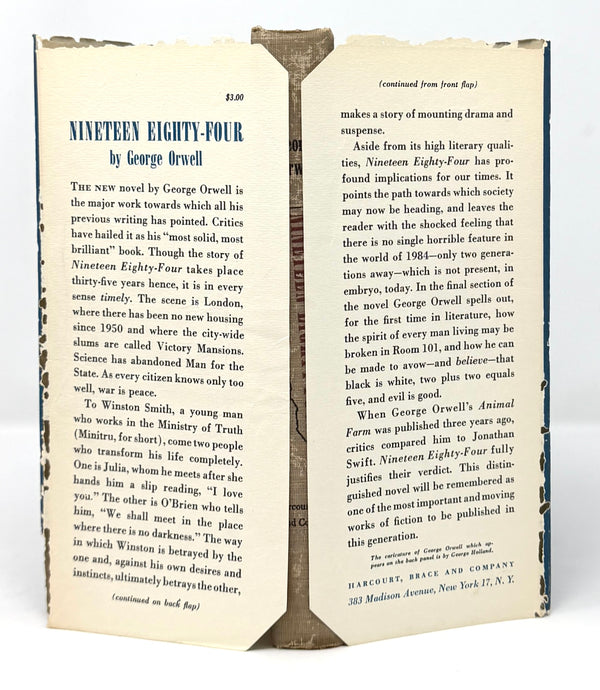 Nineteen Eighty-Four, George Orwell. First American Edition.