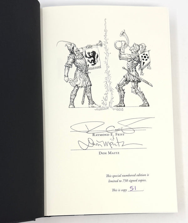 The Riftwar Saga, Raymond E. Feist. Grim Oak Signed Limited Editions.