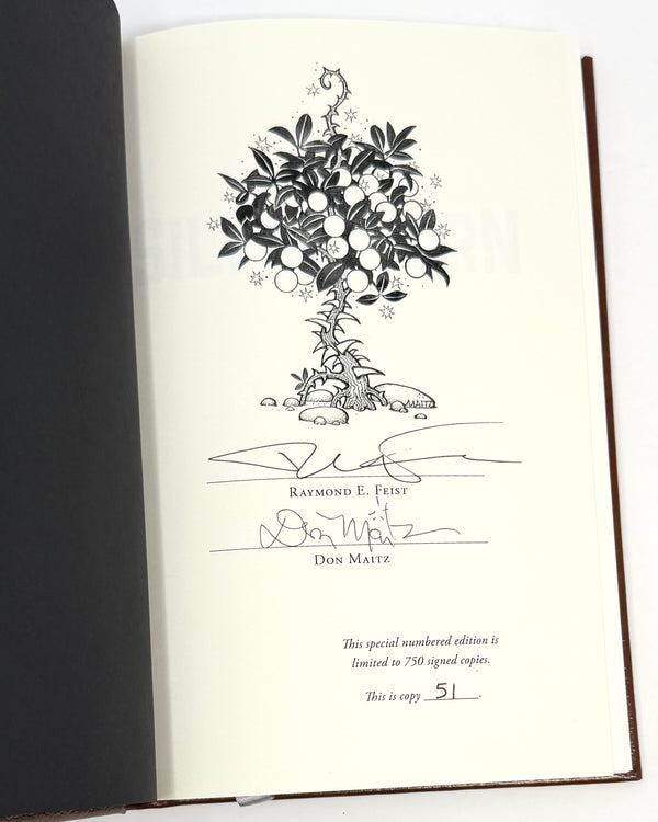 The Riftwar Saga, Raymond E. Feist. Grim Oak Signed Limited Editions.