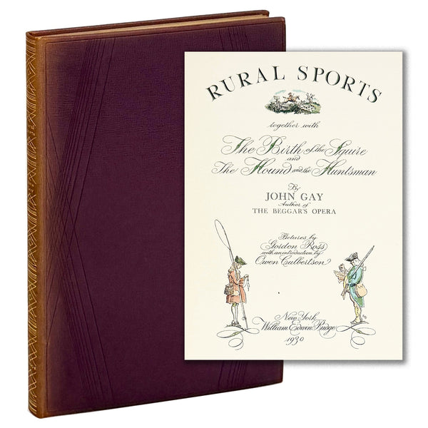 Rural Sports, John Gay. Deluxe Limited Edition, Signed by Gordon Ross.