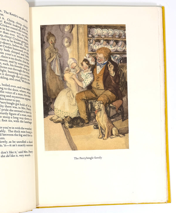 The Cricket on the Hearth, Charles Dickens. Illustrated by Hugh Thomson. Limited Editions Club.