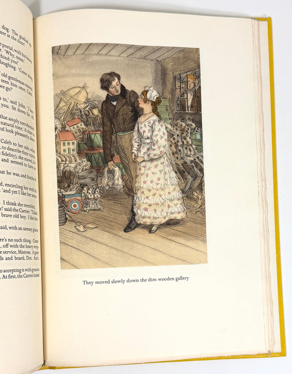 The Cricket on the Hearth, Charles Dickens. Illustrated by Hugh Thomson. Limited Editions Club.