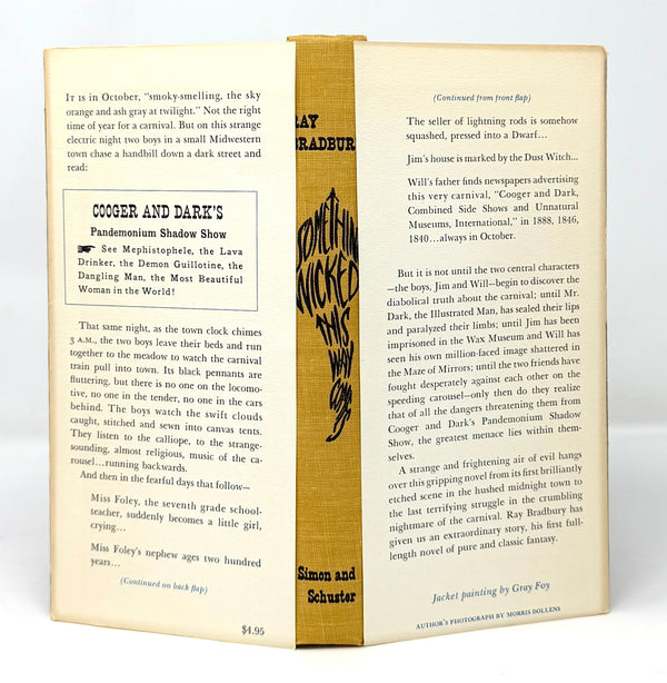 Something Wicked This Way Comes, Ray Bradbury. First Edition.
