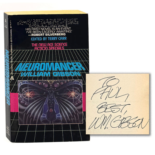 Neuromancer, William Gibson. Signed First Edition.