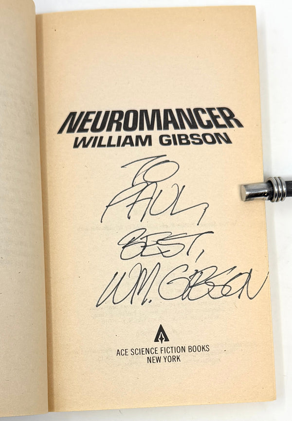 Neuromancer, William Gibson. Signed First Edition.