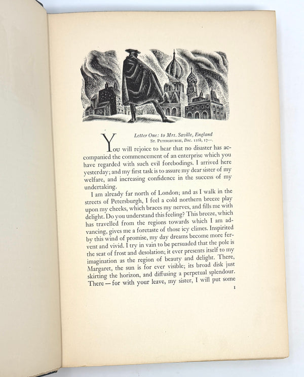Frankenstein, Mary Shelley. Illustrated by Lynd Ward. First Edition Thus.