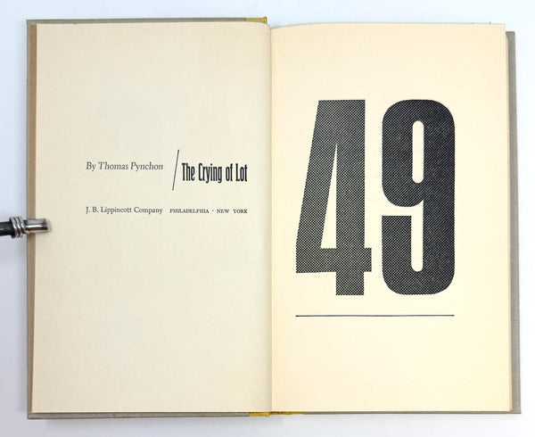 The Crying of Lot 49, Thomas Pynchon. First Edition.