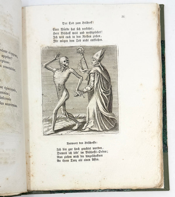 La Danse des Morts (The Basel Dance of Death), Matthäus Merian. c. 1830.