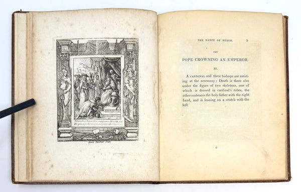 The Dance of Death, Hans Holbein. 1811 Edition. Etchings by David Deuchar.