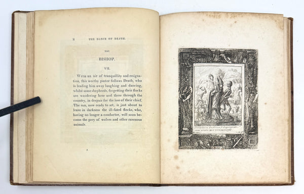 The Dance of Death, Hans Holbein. 1811 Edition. Etchings by David Deuchar.