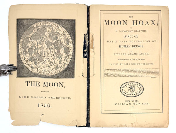 The Moon Hoax, Richard Adams Locke. First Edition Thus.