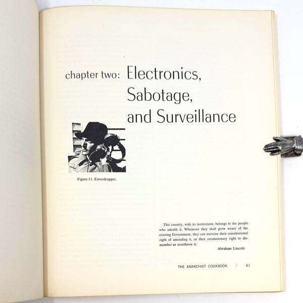 The Anarchist Cookbook, William Powell. First Paperback Edition, Second Printing.