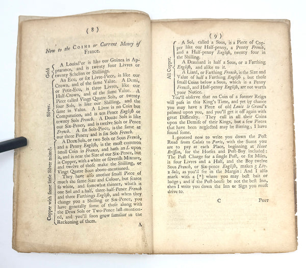 A Five Weeks Tour to Paris, Versailles, Marli, &c., William Lucas. First Edition.