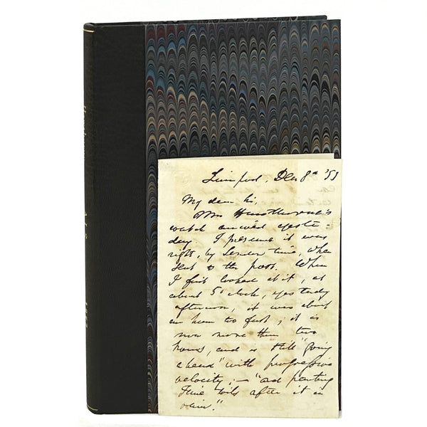 Nathaniel Hawthorne Autograph Letter Signed (ALS) to London Watchmaker.